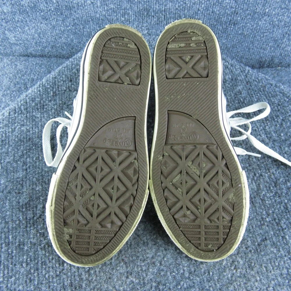 Converse Boys Sneaker Shoes Sz Y 13‎ Medium Athletic Gray Leather Lace Up